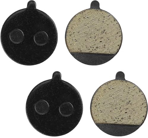 EOYVAIL Auto-Bremsbeläge,Bremsbeläge für Elektroroller, halbmetallische Bremsbeläge, Scheibenbremsbeläge, Ersatzteile für Fahrzubehör (2 Paar)