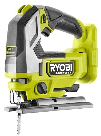 Ryobi RRS18BL-0, Sega Dritta a Batteria 18VONE+, Sega a Gattuccio Ideale per Tagliare Acciaio Plastica e Legno, Corsa della Lama 32mm, Velocità Variabile, Fino a 3200 giri/min, Batteria non Inclusa