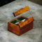Royal Craft Expertise Uhrenbox aus Holz für Herren – Uhrenvitrinen für Herren | Uhrenboxen aus Holz für | Uhrengehäuse aus für Herren mit Fächern | Uhren-Organizer (Dark brown-two room)