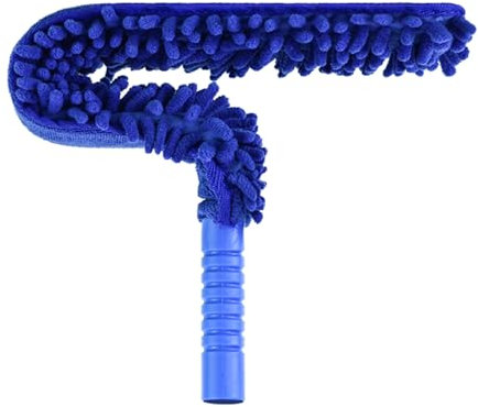 Shkalacar Ceiling Fan Duster, RV Awning Mop with Bendable Pad, Extendable Poles Fan Cleaner Duster for Cleaning Home Camper Trailer Truck