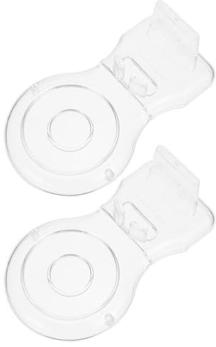 Ciieeo 2pcs Acrylic Tea Cup Saucer Plate Display Stand Transparent Compact Rack for Kitchen Countertop, Elegant Dinnerware Showcase Holder for Plates and Cups