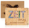 BOFUNX Zeit statt Zeug Geldgeschenke Verpackung aus Holz Zeit statt Zeug Gutschein Karte Grußkarte Geschenk für Weihnachten Geburtstag Hochzeit Jugendweihe Reisen