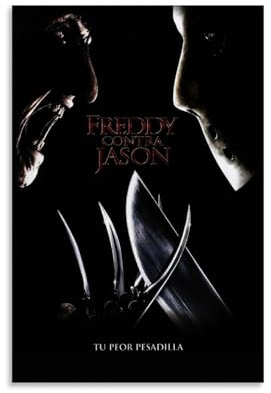 JDYANSHENG Freddy Vs Jason Poster, Wandkunst, ästhetisches Cover-Poster, Designgemälde für Wohnzimmer, Schlafzimmer, 30 x 45 cm, ungerahmter Stil
