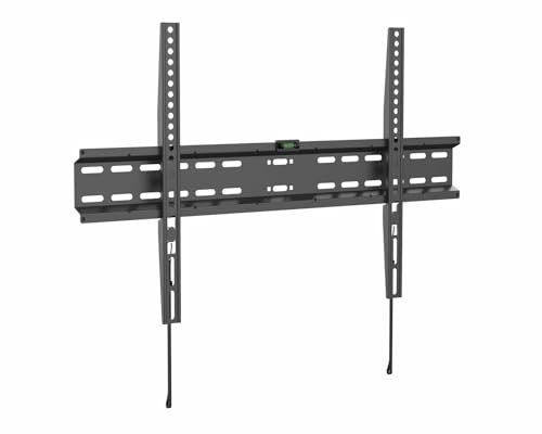 MAXMOUNT TV Wandhalterung Fix 37–70 Zoll – Wandhalterung Fernseher bis 35 kg – VESA 600x400 – TV Halterung aus Stahl mit integrierter Wasserwaage