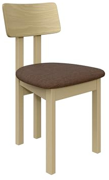 Mirjan24 Esszimmerstuhl Kizeko II, Polsterstuhl, Rahmen aus Buchenholz Gepolsterte Sitzfläche aus Stoff Stuhl für Arbeitszimmer Esszimmer Küchenstuhl (Sonoma/Soro 28)