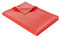 WOHNWOHL® Tagesdecke (150x200cm) • Leichte Waffelpique Decke • 100% Baumwolle • Sommerdecke • Sofa-Decke • Pflegeleichte Wohndecke • Überwurfdecke • Baumwolldecke • Farbe: Mohnrot