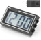 Zerone - Orologio da cruscotto per auto, con display LCD, con data, orologio digitale adesivo, con staffa