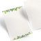 Logbuch-Verlag 25 Blatt Papier weiß grün Eukalyptus Blätter Briefpapier Einladungen Hochzeit Geburtstag A4 Druckerpapier 100g