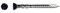 Vis pour bardages tête noire 5x50 Inox C2 par 200