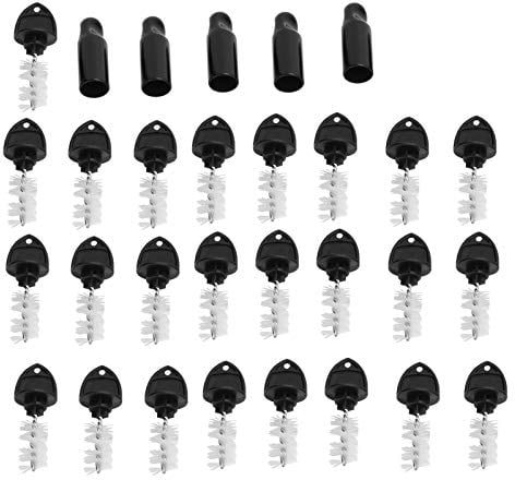 25Pcs Beer Plugs Tap Brush 5Pcs Beer Tap Cover Beer Faucet Accessories Set Home Beer Machine Parts