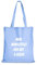 GERLINOVA Stoffbeutel/Jutebeutel mit langen Henkeln mit Wunschtext selber gestalten mit dem Amazon T-Shirt Designer - Hochwertiger Flexdruck (Babyblau)