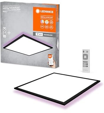 LEDVANCE Smart Panel mit Haupt- und Hintergrundbeleuchtung mit WIFI-Technologie TW RGB und dimmbar, 600x600mm, 1er-Pack