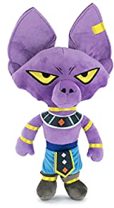 Play by Play Plüschfigur Dragon Ball Super, Goku, Klein, Vegeta, Beerus, Majin Bu - Super Soft Qualität (23-27cm, Beerus)