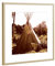 artboxONE Poster mit Rahmen Gold 20x20 cm Indianerteepee von sommersbilder - gerahmtes Poster