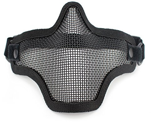 WarmHeartting Airsoft Maske Taktische Gesichtsmaske Tactical Metal Mesh Maske Paintball Gesichtsschutz für Halloween Film Requisiten Cosplay