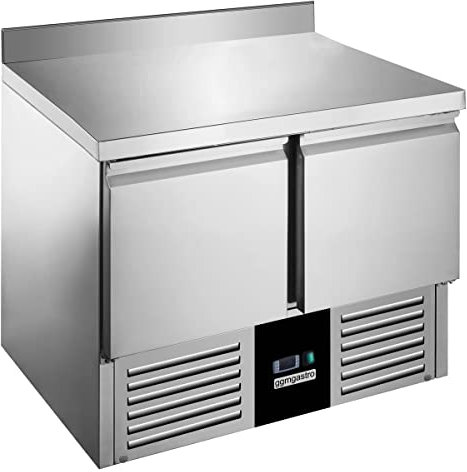 GGM Gastro | SAG97EAND | Kühltisch PREMIUM - 900x700mm - 2 Türen & Aufkantung
