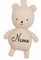 Schnullerband mit Name personalisiert Schnullerhalter aus Stoff Teddy