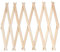 MY GARDEN Trellis Expandable Wooden Garden Trellis Durable Brass Pinned, Water-Treated Fir Wood Trellis for Climbing Plants Expands Up to 6Ft Ideal for Plants, Flowers, and Vegetables (180 X 45 CM)