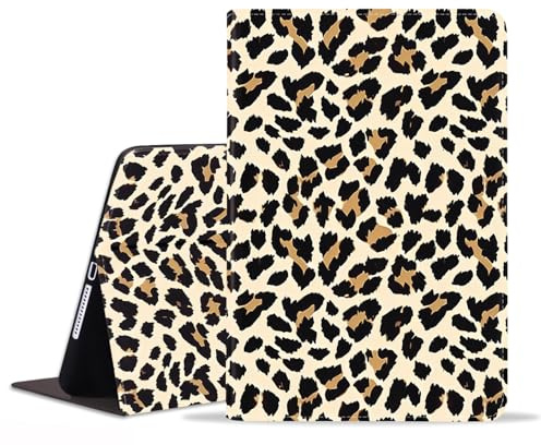 TBXOSTN iPad Mini Case, Premium PU Leather Stand Cover with Auto Wake/Sleep for iPad Mini 5/4/3/2/1 7.9 Inch, Leopard Print
