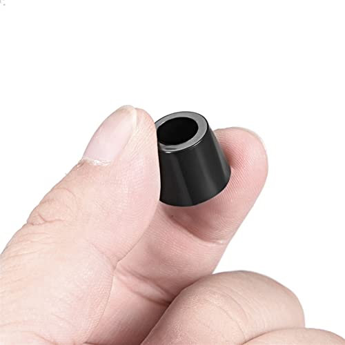 VORNEL Isolatorbuchse Schwarze Gummifüße mit Metallunterlegscheibe for Möbelinstrumente, Ausstellungsregal, Gitarren-Bass-Verstärker-Dübel Absorberbolzen (Size : D30x22xH15mm 4pcs)