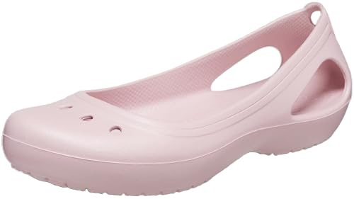 Crocs Women's Kadee Ballet Flats Ballet Flats, Petal Pink, 4 UK