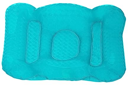 Ciieeo Haushaltskissen 1 Stück Aufblasbares Kissen Aufblasbares Sitzkissen Sitzkissen Für Zuhause Badewannen-Sitzkissen Aufblasbares Badewannenkissen Blau Anti-Hämorrhoiden