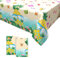 2PCS Hawaiianische Tischdecken,Ananas Party Tischdecke Plastik Tischdecke für Hawaii Tropisches Thema Baby Dusche Party Geburtstag Hochzeit Tischdekor 137 x 274cm