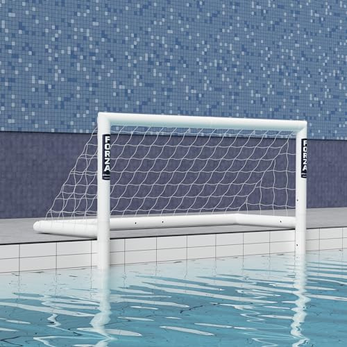 FORZA PVC Water Polo Goal - 3X Durable uPVC | Regulation Sizes (Pair, Junior Training Goal)