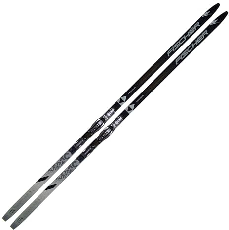 Fischer Langlaufski - Langlaufskier Set - Classic Langlauf Ski - Nordic Ski - Ultralite Crown EF - Größe: 199 cm - inkl. Bindung Control Step-In IFP (NNN)