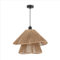 Paco Home LED Pendellampe Wohnzimmer Pendelleuchte Esszimmer Hängeleuchte Küche Lampenschirm Papier Deko Boho Style E27, Farbe:Schwarz, Leuchtenart___Farbe:Typ 5