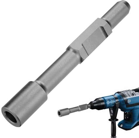 Ground Rod Driver for Hammer Drills Steel,Fits DeWal|/Bosch|Makita|Milwaukee (HEX 20MM)