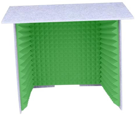 Schalldichte Gesangskabine für Optimale Stille, grau Grün