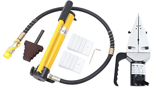SZXBCLL Portable Hydraulic Flange Spreader 14 Ton Manual Operation Hydraulic Pump Expanding Tool, Manual Flange Splitter Steel Pliers Pipe Repair Tool with Allen Key, for Tool pipeline construction