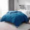 WAVVE Bettdecke 220x240 cm Ganzjahresdecke 4 Jahreszeiten, Steppdecke 300gsm Mikrofaser 240x220cm, Super Weiche Zudecke Schlafdecke Atmungsaktive 220 x 240 Türkis