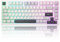 YUNZII RT80 Rapid Trigger Hall Effect Magnetic Switch Gaming Tastatur, BT/2.4GHz/Wired RGB Tastatur, Mount Hot Swap Custom Fast Adjustable Actuation Mechanische Tastatur (White, gateron White)