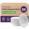 500 x Strong Paper Bowls – 340ml Disposable Compostable Bagasse Bowls for Party – Biodegradable Eco-Friendly Microwavable Soup Bowl for Dessert Milk Salad Cereals – Perfect for Wedding Birthday