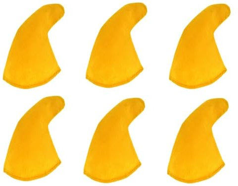 MC-Trend Zwergenmütze │ Lustige Kopfbedeckung in Einheitsgröße │ für Karneval Fasching Halloween Junggesellenabschied und Mallorca-Urlaub (6, GELB, Einheitsgröße)