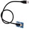 DOITOOL Laptop External Gpu Pcie Riser Card -e to Pci-e X16 Adapter Usb Cable Small Card Graphics for Pc