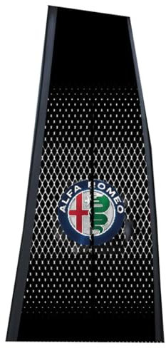 WGABKN Auto Colonna Centrale Adesivo per Alfa Romeo Giulia/Stelvio/Tonale/Spider/Brera/Giulietta,Montante Adesivi Finestrino Protezione AntiGraffio Decorazione Esterna Accessori