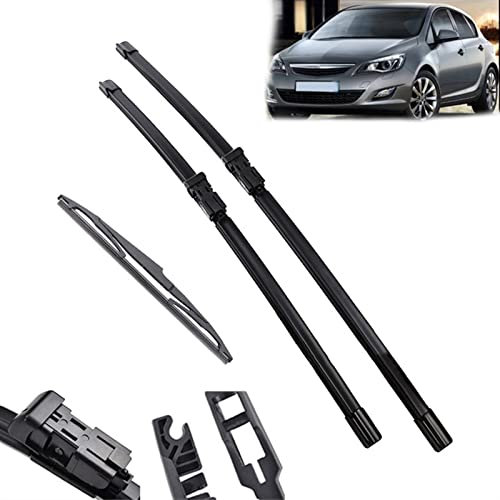 Wischerteile, für Opel, für Astra J 2015 2014 2011 2010 2009 Wischerblätter vorne und hinten, Satz Windschutzscheibe, 27+25+12 Zoll