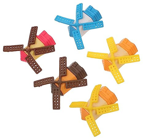 Toddmomy 5stücke Teiliges Bunte Windmühlen-deko Aus Langlebigem PVC Kunststoff Stabile Windmühlenfiguren Mit Klarer Struktur Geeignet Als Vielseitige Gartendeko Und Pflanzenornamente Für Dr