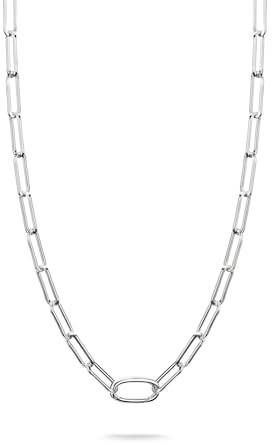 THOMAS SABO Charm-Kette Paperclip mit einem Connect Link Silber Recyceltes 925 Silber