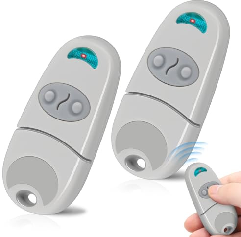 Glitfix 2pcs Telecommande Portail, 433,92 MHz Telecommande Porte de Garage pour C@ME, Télécommande Porte Garage Compatible avec 433,92MHz NA,EE,EV, 2 Canaux (2pcs pour C@ME)