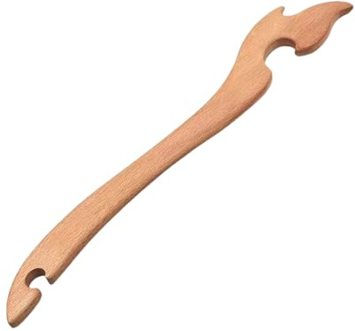 Extractor de estructura de horno y barra deslizante de madera – Herramienta ignífuga para tostadoras y freidoras de aire caliente | Utensilio de cocina resistente al calor para hornear cocinar |