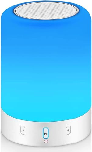 V4.0 Wireless Speaker Portable Bluetooth Speaker Stereo Subwoofer Speaker Smart Touch Lamp Color Changing