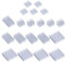 GeeekPi 20Pcs Dissipatori di Calore per Raspberry Pi 4 Modello B, Raspberry Pi 4B Dissipatori di Alluminio con Nastro Adesivo Conduttivo Termico per Raspberry Pi 4B (Raspberry Pi Non è Inclusa)