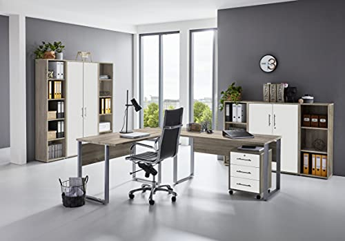 moebel-dich-auf.de Arbeitszimmer TABOR PRO 5 in diversen Farbvarianten (Sonoma Eiche/weiß matt)