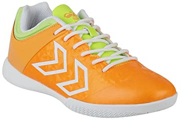 hummel Swift Tech Indoor Futsal Fussball Hallenschuhe orange/grün/weiß 207125-0360, Schuhgröße:40.5 EU