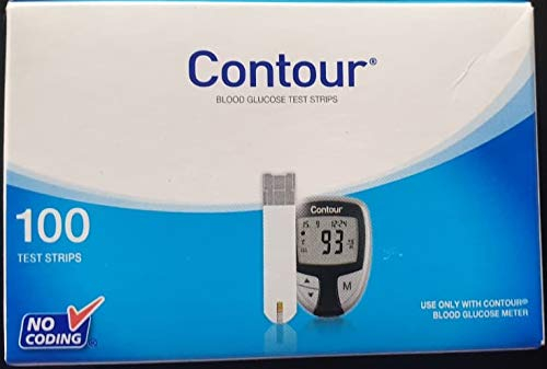 Birsppy Ascencia Contour Diabetic Blood Glucose 100 Test Strips
