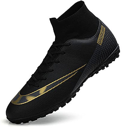 PLome Puvvtyi Atmungsaktive Fußballschuhe für Jungen Fussballschuhe Schnürschuhe Herren Fußballschuhe Teenager Trainer